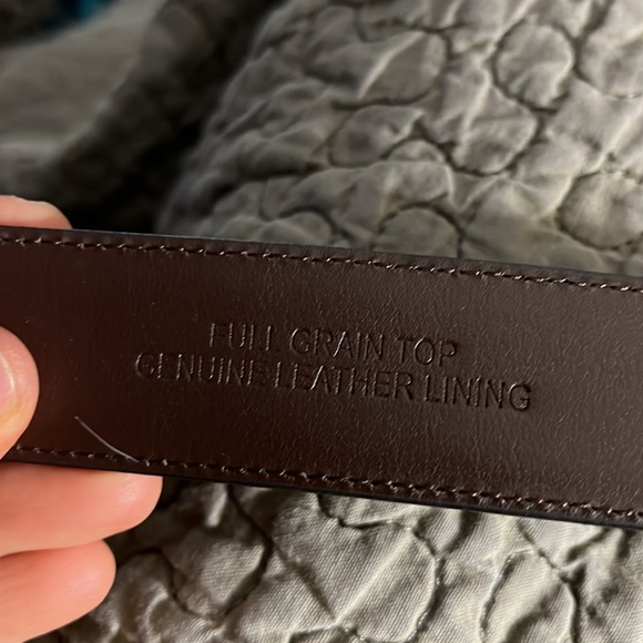 NWT jos a bank leather belt size 44 - Picture 3 of 4